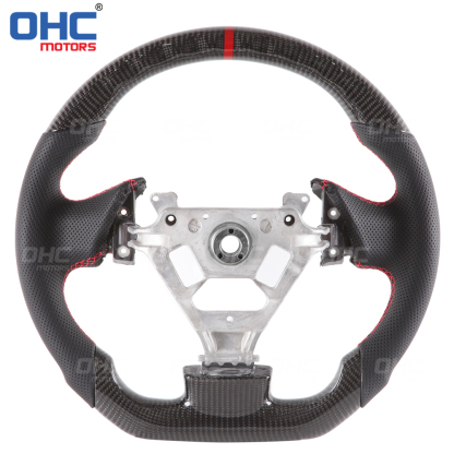 LED Racing Car Steering Wheel Carbon Fiber For Infiniti G35 REAL 100% Carbon Fiber Steering Wheel 