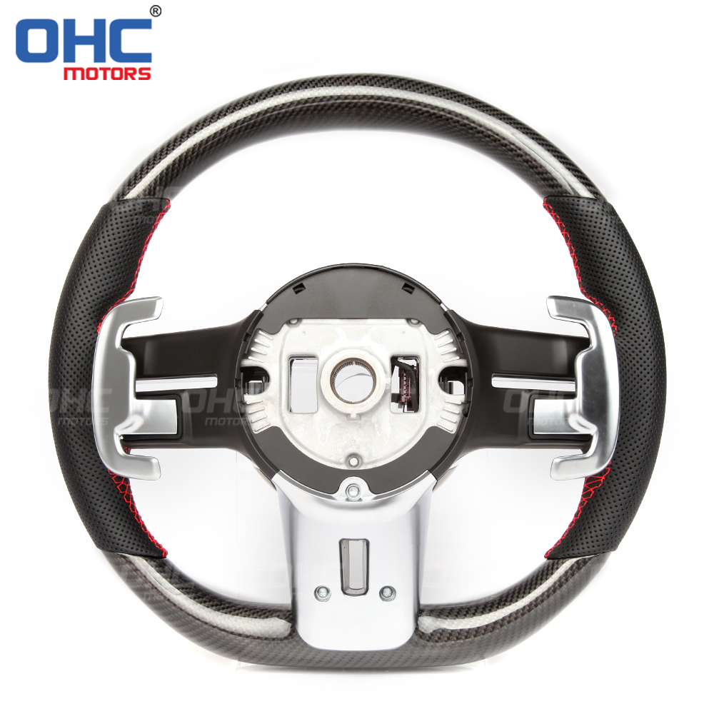 Wholesale Car Carbon Fiber Steering Wheel Assembly Set Compatible with Mercedes-Benz W204 W205 W211 AMG GLE CLA Leather Suede Carbon Fiber