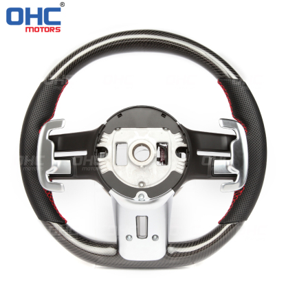 Wholesale Car Carbon Fiber Steering Wheel Assembly Set Compatible with Mercedes-Benz W204 W205 W211 AMG GLE CLA Leather Suede Carbon Fiber