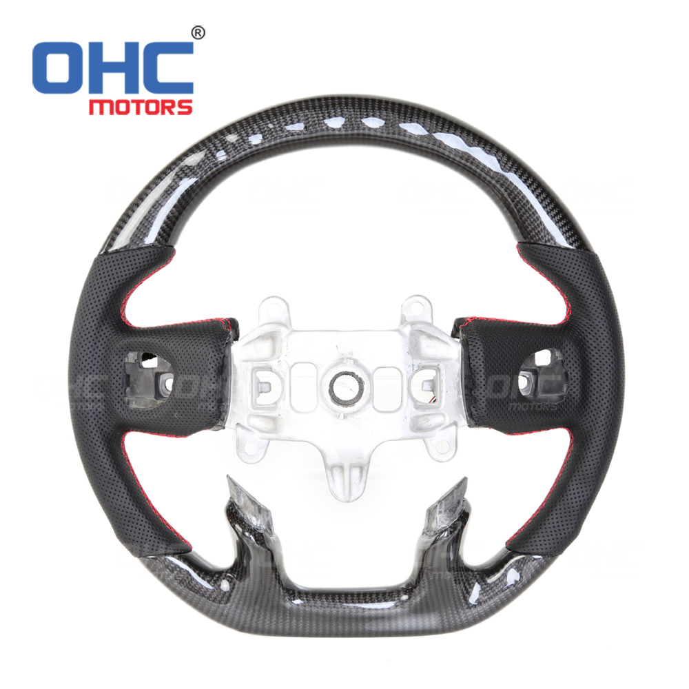 LED Carbon Fiber Steering Wheel for Dodge Ram