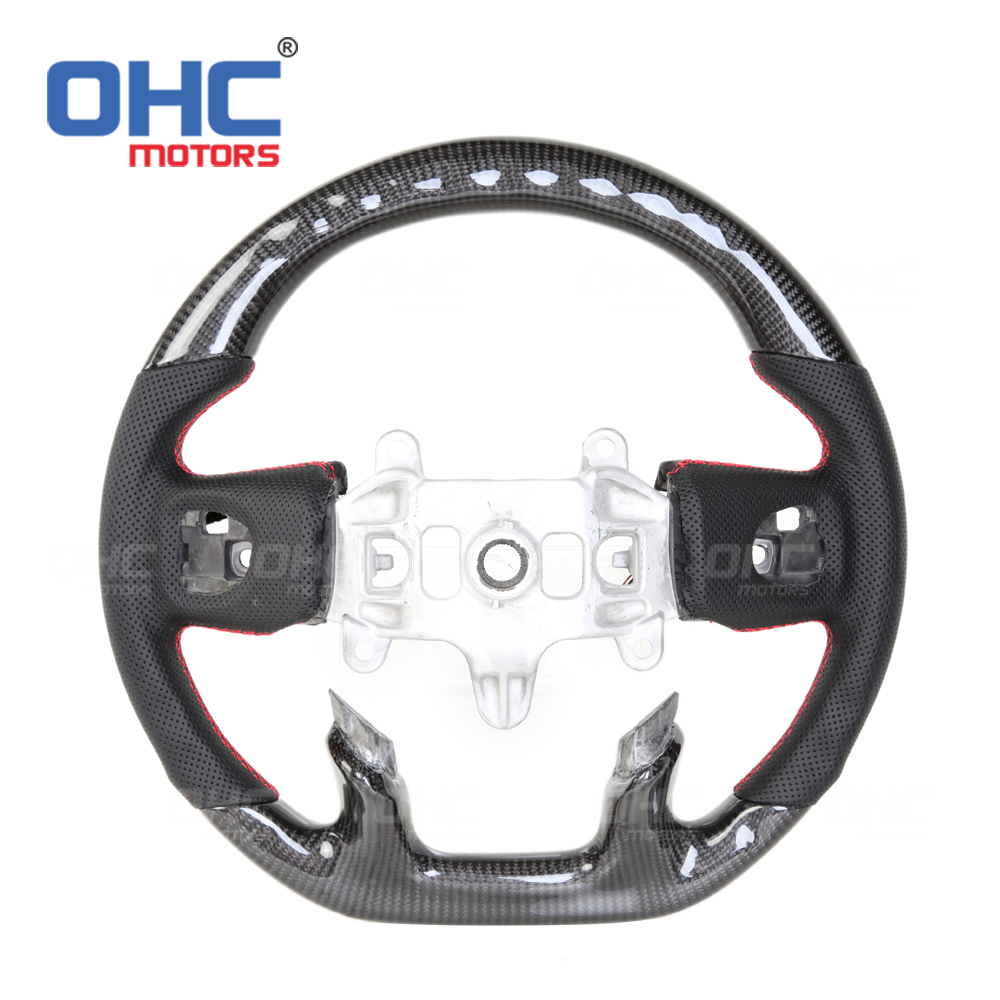 LED Carbon Fiber Steering Wheel for Dodge Ram