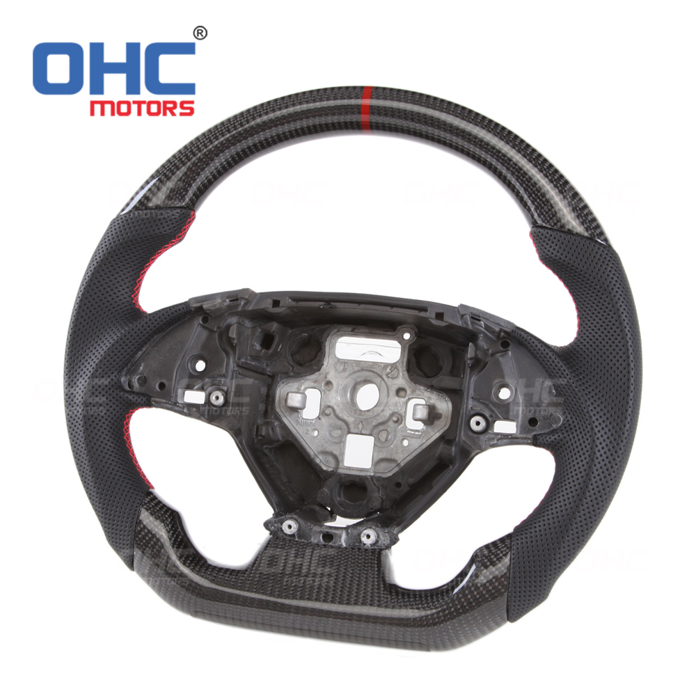 100% carbon fiber steering wheel for Chevrolet Camaro LED RPM Racing Car Steering Wheel Carbon Fiber ohc motors