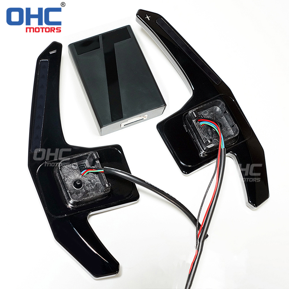 LED RPM Paddle Shift Fit for Audi RS6 RS7 S6 RS SQ5 B7 B8 B9 C8 2016 TO 2020 Smart Paddle Shift Shifter Shifters