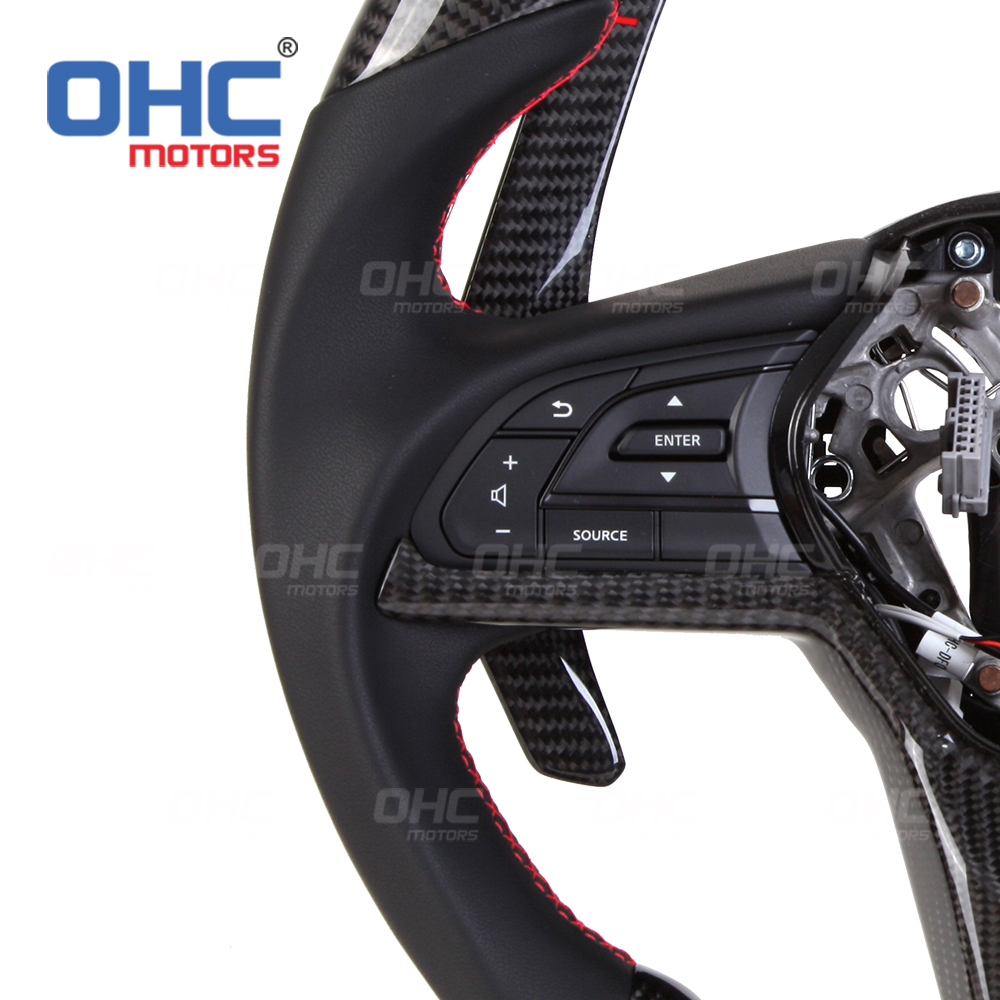 LED Carbon Fiber Steering Wheel For Nissan GTR 2019+