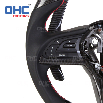 LED Carbon Fiber Steering Wheel For Nissan GTR 2019+
