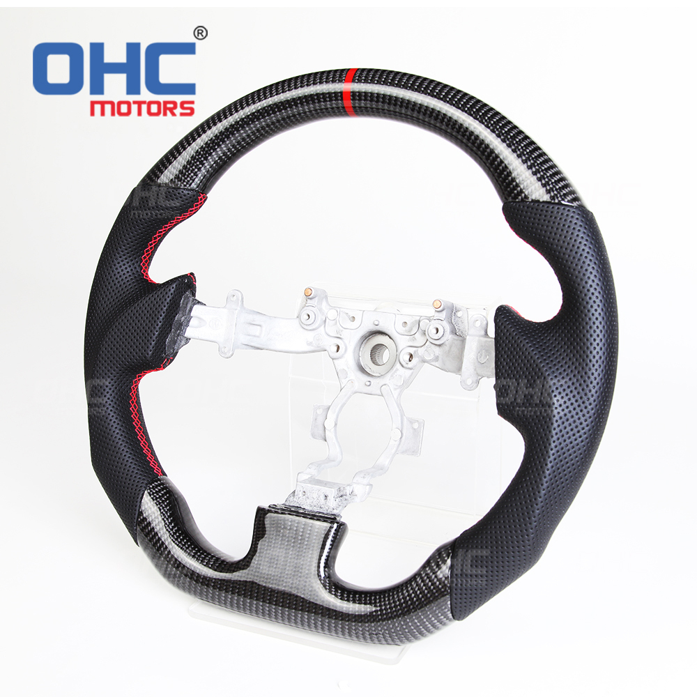 LED Carbon Fiber Steering Wheel Nissan GTR R35 Skyline 2009 2010 2011 2012 2013 2014 2015 2016 Car Steering Wheel Carbon Fiber