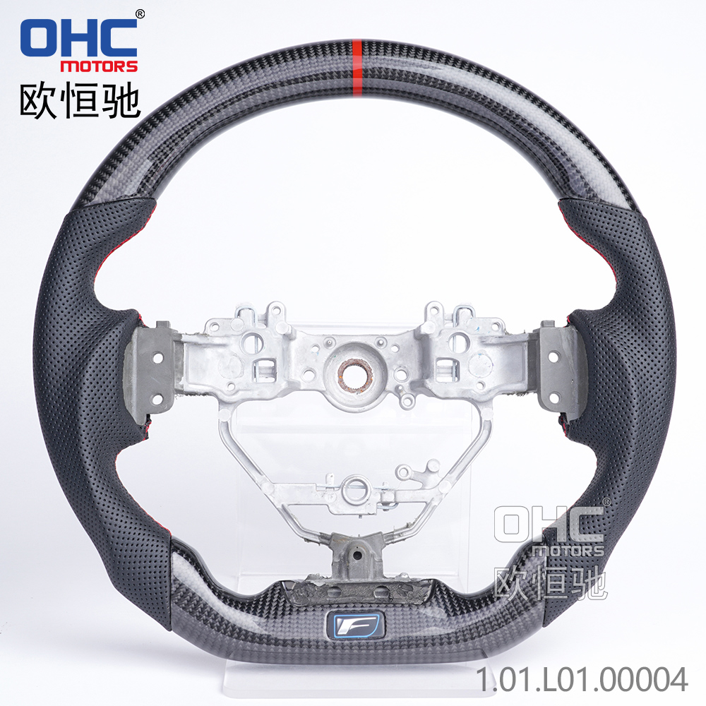 Carbon Fiber Steering Wheel fit for Lexus IS NX RC ISF GSF RCF CT Steering Wheel Carbon Fiber OHC Motors