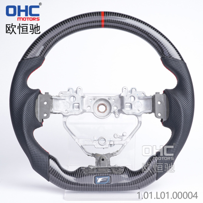 Carbon Fiber Steering Wheel fit for Lexus IS NX RC ISF GSF RCF CT Steering Wheel Carbon Fiber OHC Motors