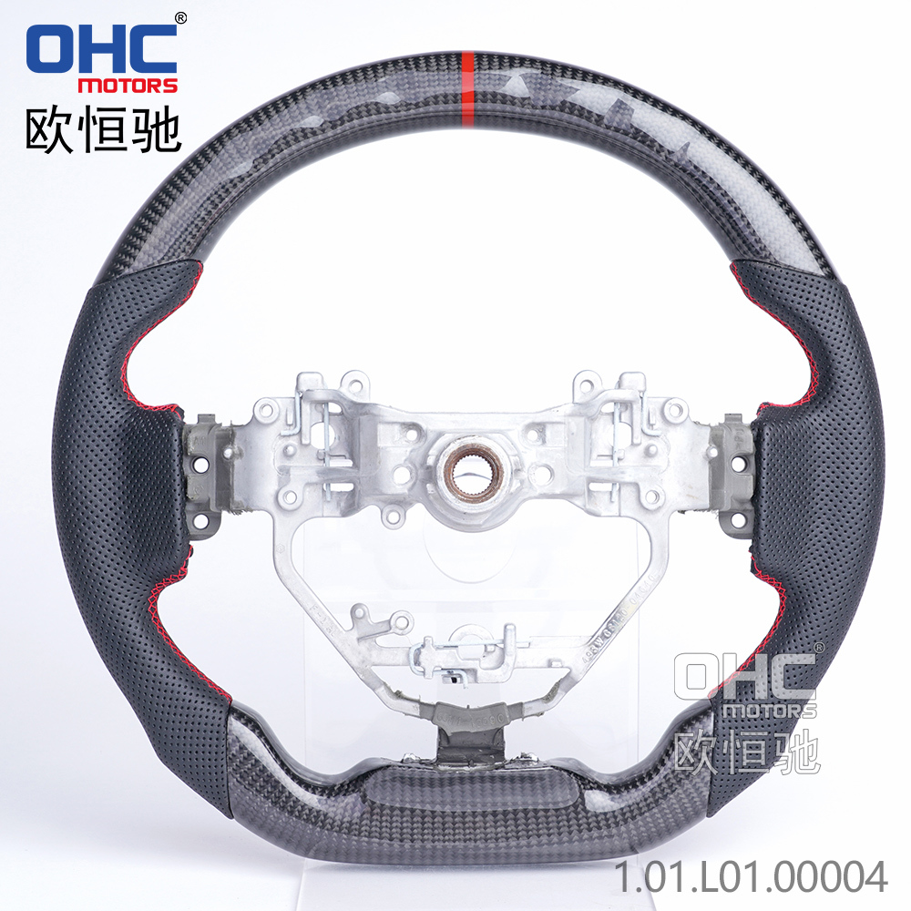 Carbon Fiber Steering Wheel fit for Lexus IS NX RC ISF GSF RCF CT Steering Wheel Carbon Fiber OHC Motors