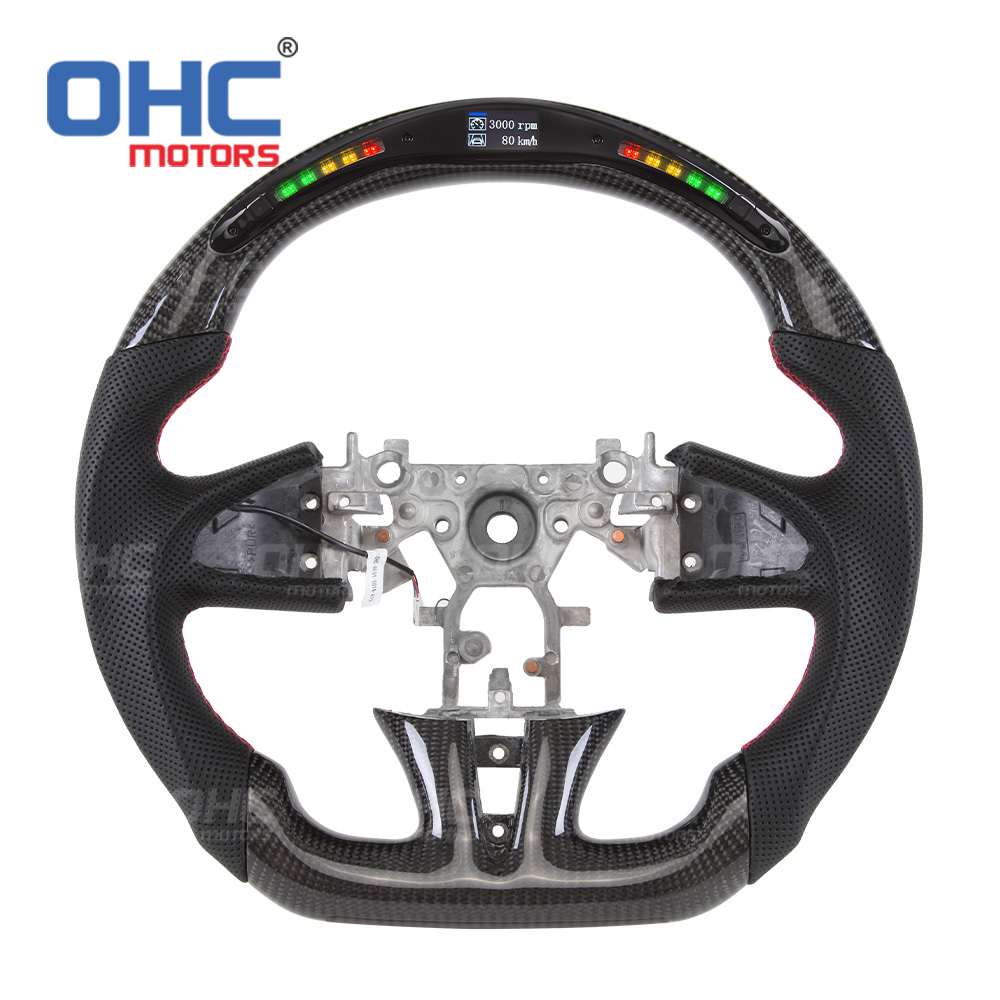 LED 100%Carbon Fiber Steering Wheel for Infiniti Q50 