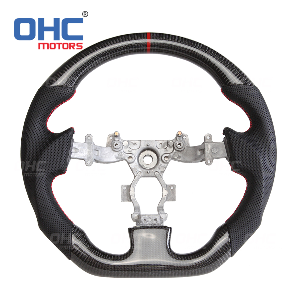 LED Carbon Fiber Steering Wheel Nissan GTR R35 Skyline 2009 2010 2011 2012 2013 2014 2015 2016 Car Steering Wheel Carbon Fiber