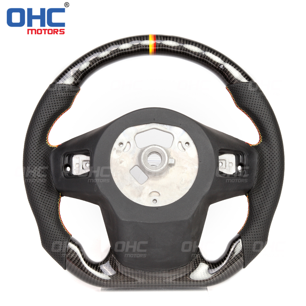 Alcantara Carbon Fiber FLAT BOTTOM Steering Wheel For TOYOTA MKIV Supra Car Steering Wheel Carbon Fiber