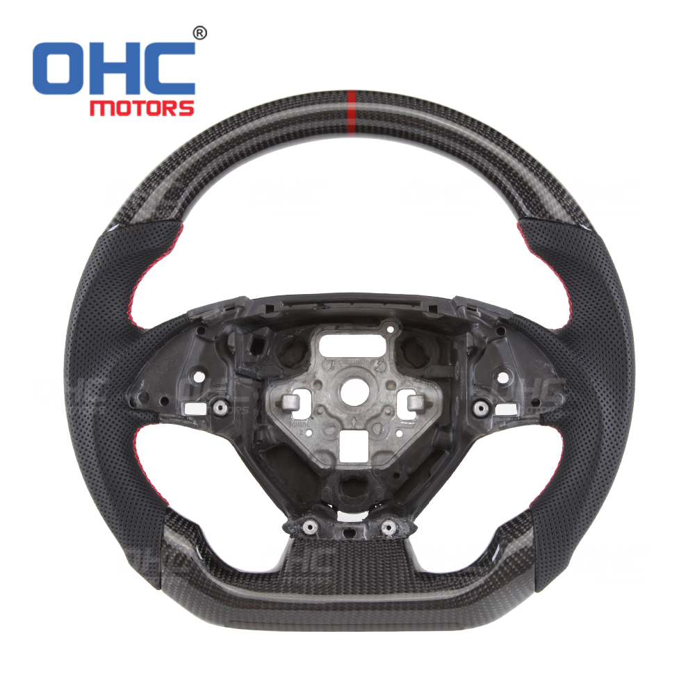 100% carbon fiber steering wheel for Chevrolet Camaro LED RPM Racing Car Steering Wheel Carbon Fiber ohc motors