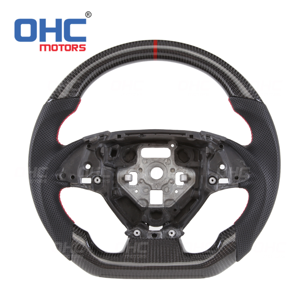 100% carbon fiber steering wheel for Chevrolet Camaro LED RPM Racing Car Steering Wheel Carbon Fiber ohc motors