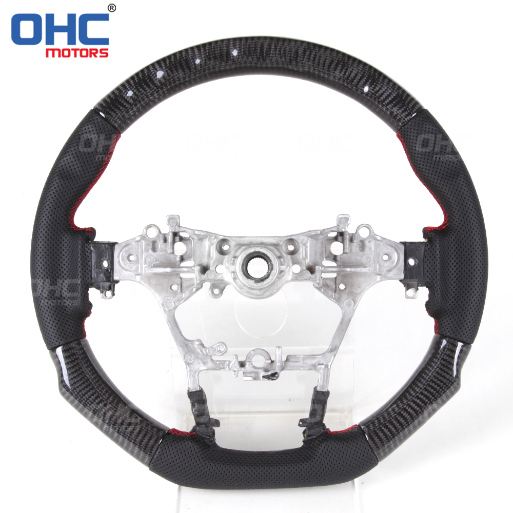 Customized Carbon Fiber Steering Wheel For Toyota Hilux Revo Fortuner 2011-2018 Innova Car steering wheel