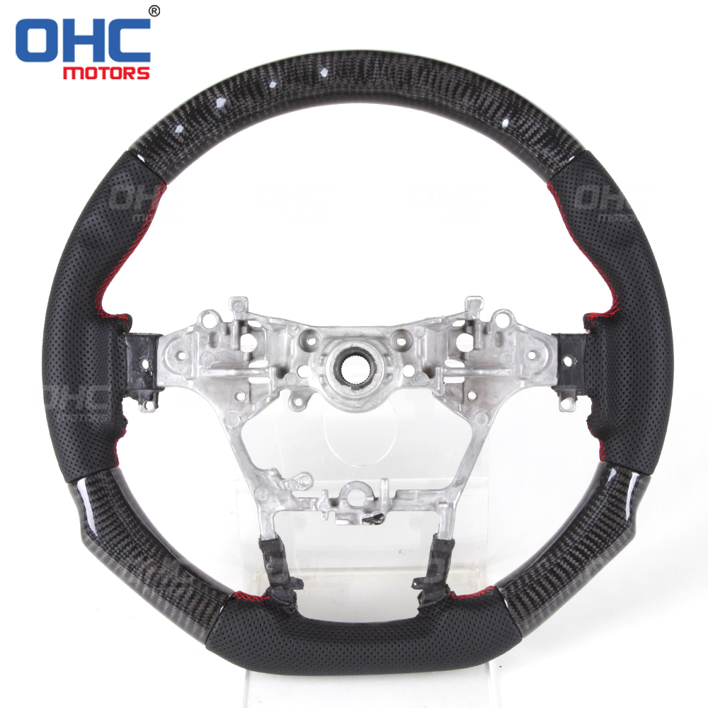 Customized Carbon Fiber Steering Wheel For Toyota Hilux Revo Fortuner 2011-2018 Innova Car steering wheel