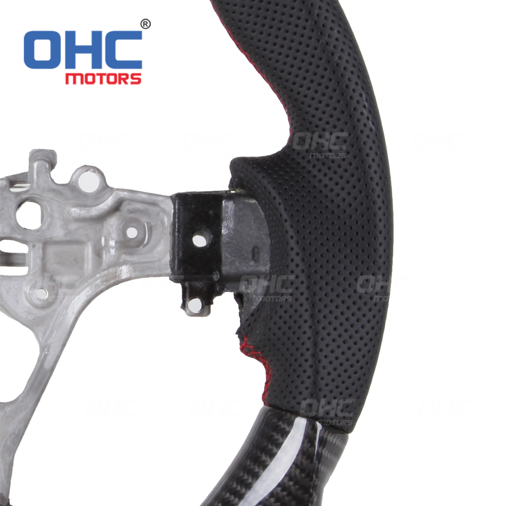 Customized Carbon Fiber Steering Wheel For Toyota Hilux Revo Fortuner 2011-2018 Innova Car steering wheel