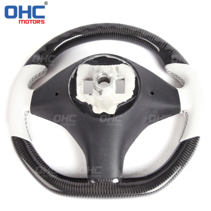 LED Carbon Fiber Steering Wheel For Tesla Model X Tesla Model S Carbon Fiber Steering Wheel