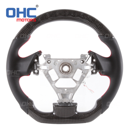 LED Racing Car Steering Wheel Carbon Fiber For Infiniti G35 REAL 100% Carbon Fiber Steering Wheel 
