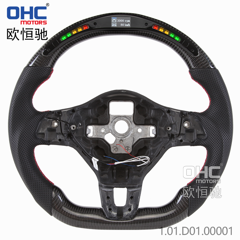 Carbon Fiber Steering Wheel For Golf 6 MK6 Golf R Gti