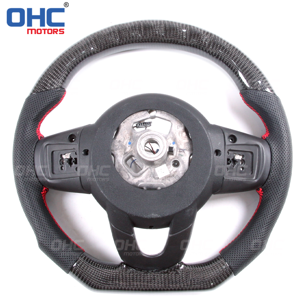 LED Steering Wheel For BMW mini F56 M performance LED Racing Car Carbon Fiber Steering Wheel ohc motors