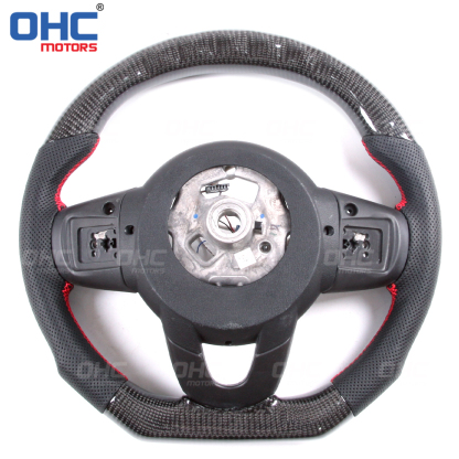 LED Steering Wheel For BMW mini F56 M performance LED Racing Car Carbon Fiber Steering Wheel ohc motors