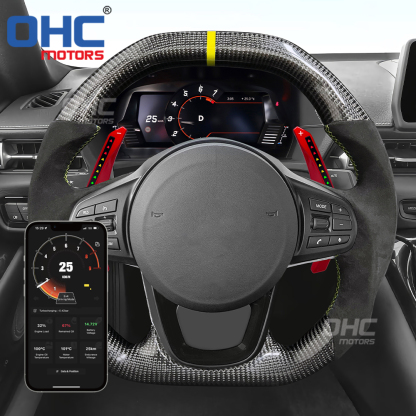 Paddle Shift Extensions Shifter for Toyota GR A90 Supra MK5 A90 2019 2020 2021 LED RPM Smart Paddle Shift Shifter Shifters