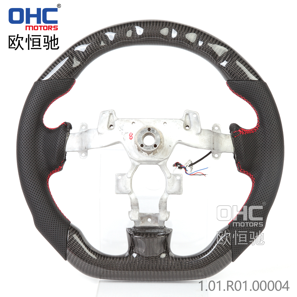 LED Carbon Fiber Steering Wheel Nissan GTR R35 Skyline 2009 2010 2011 2012 2013 2014 2015 2016 Car Steering Wheel Carbon Fiber