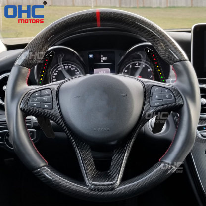 Car Steering Wheel Shift Paddle for Mercedes GLA X156 180 250 GLC GLE W213 W204 W205 X253 2013-2019 LED RPM Smart Paddle Shift