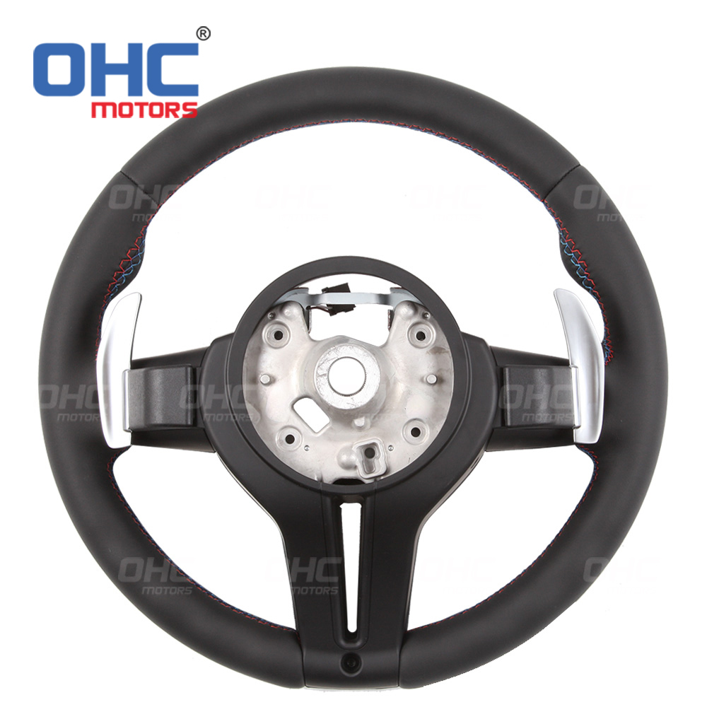 Leather Steering Wheel Compatible with BMW F30 F35 F80 F15 F16 F25 M2 M3 M4