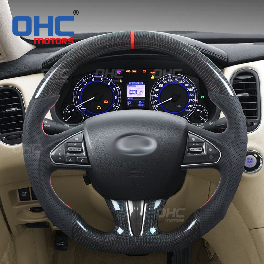 Infiniti Q50 REAL 100% Carbon Fiber Steering Wheel 