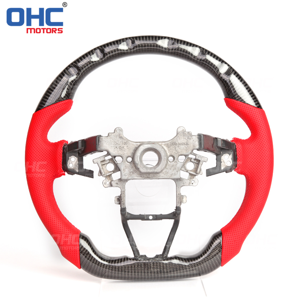 LED Carbon Fiber Streering Wheel For HONDA ACCORD