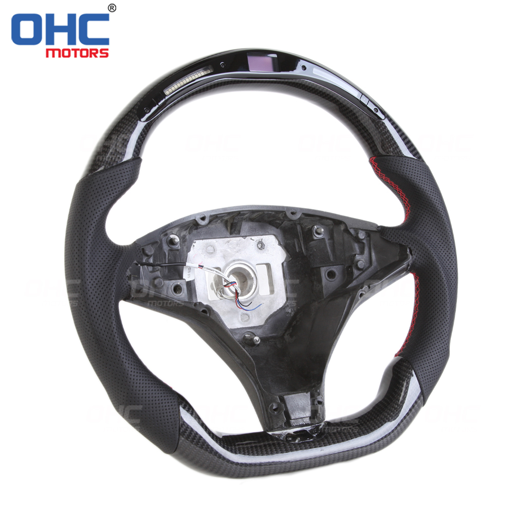 LED Carbon Fiber Steering Wheel For Tesla Model X Tesla Model S