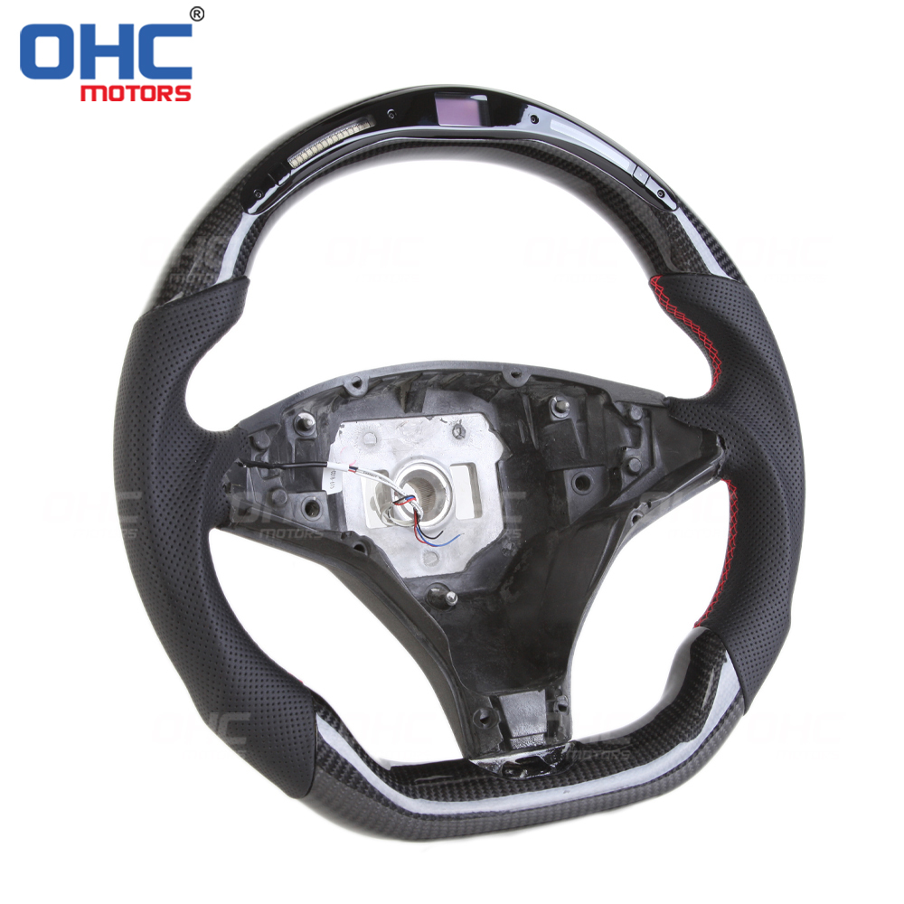 LED Carbon Fiber Steering Wheel For Tesla Model X Tesla Model S