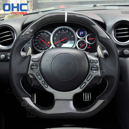 LED Carbon Fiber Steering Wheel Nissan GTR R35 Skyline 2009 2010 2011 2012 2013 2014 2015 2016 Car Steering Wheel Carbon Fiber