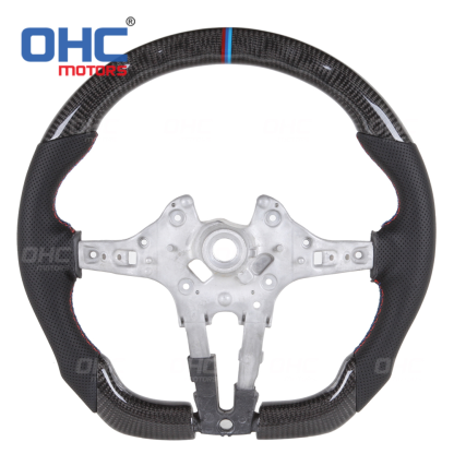  LED RPM Car Steering Wheel for BWM M3 F20 F21 F40 F22 F23 F45 F44 F30 F31 F35  F32 F33 F36 Steering Wheel Carbon Fiber ohc motors