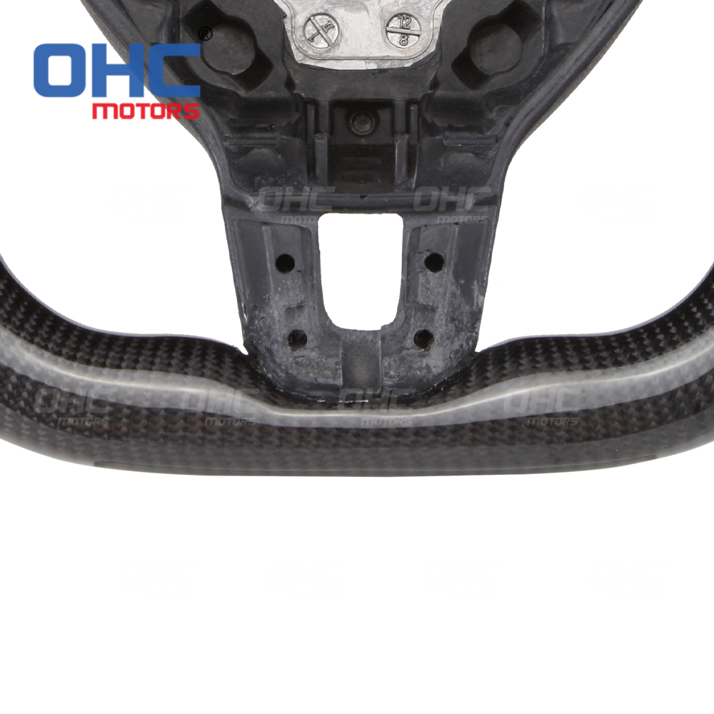 Real Carbon Fiber Steering Wheel For Golf 6 MK6 Golf R Gti Steering Wheel Carbon Fiber