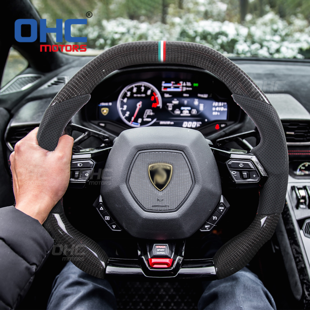 carbon fiber steering wheel for Lamborghini Huracan 