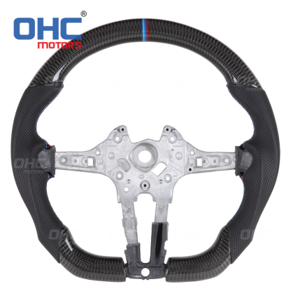  LED RPM Car Steering Wheel for BWM M3 F20 F21 F40 F22 F23 F45 F44 F30 F31 F35  F32 F33 F36 Steering Wheel Carbon Fiber ohc motors