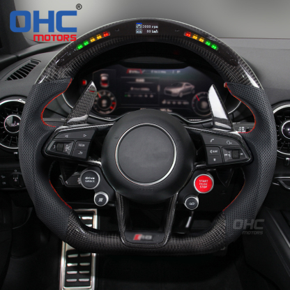 Steering Wheel Audi R8 for S3 S4 S5 S6 S7 A3 A4 A5 A6 A7 RS3 RS4 RS5 RS6 RS7 2012-2021