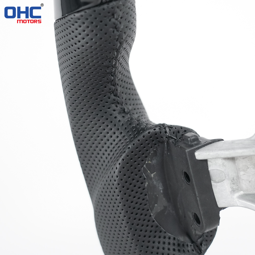 Painted Glossy Black D Shape Flat-bottom Steering Wheel for Lexus IS200t IS250 IS300 IS350 2013-2019 Preforated Leather Grip US STOCK