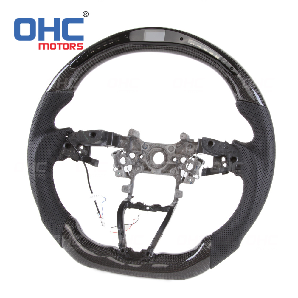 LED Carbon Fiber Streering Wheel For HONDA ACCORD