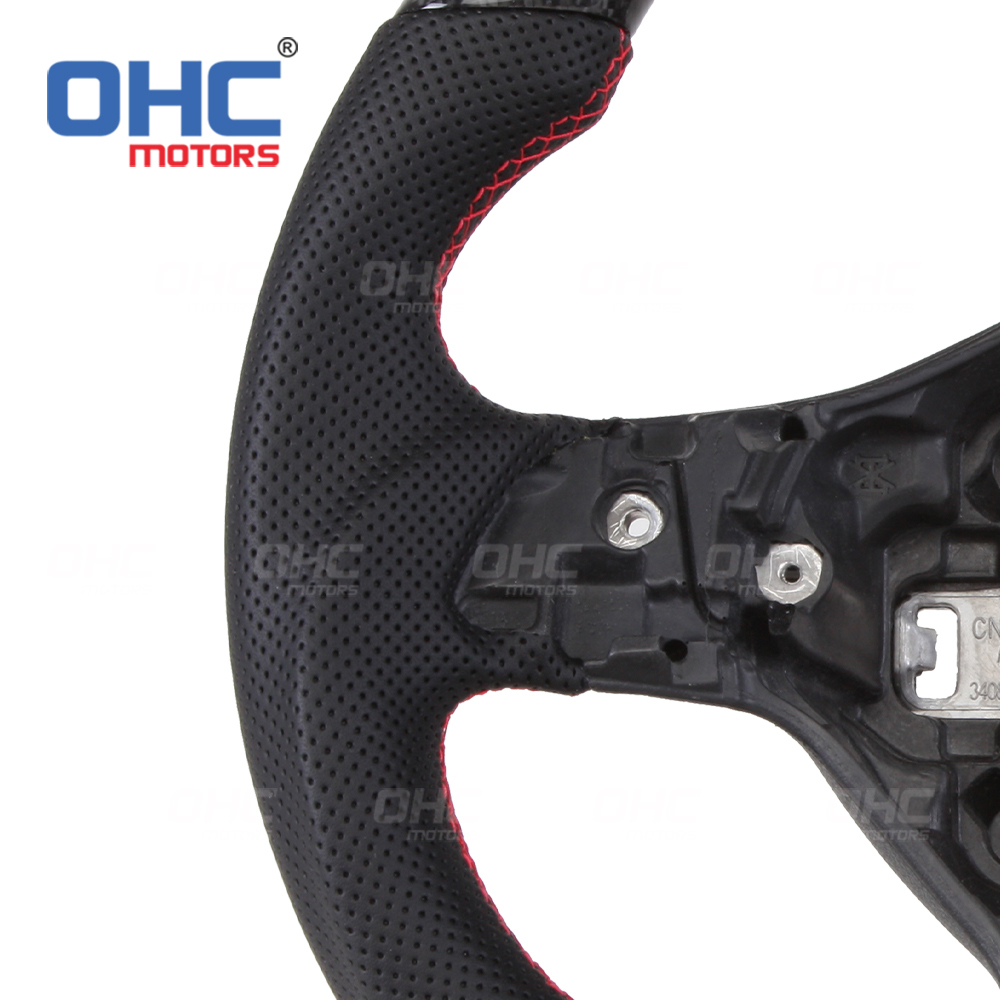 Real Carbon Fiber Steering Wheel For Golf 6 MK6 Golf R Gti Steering Wheel Carbon Fiber