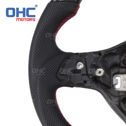 Real Carbon Fiber Steering Wheel For Golf 6 MK6 Golf R Gti Steering Wheel Carbon Fiber