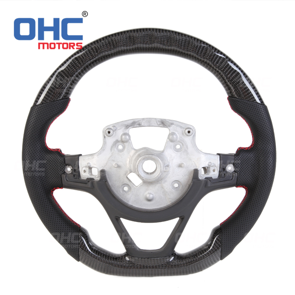 Carbon Fiber Steering Wheel For BMW I8 LED Racing Car Carbon Fiber Steering Wheel