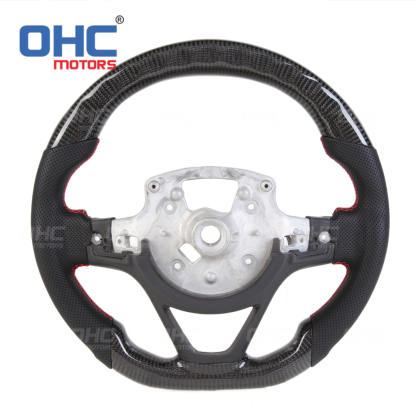 Carbon Fiber Steering Wheel For BMW I8 LED Racing Car Carbon Fiber Steering Wheel