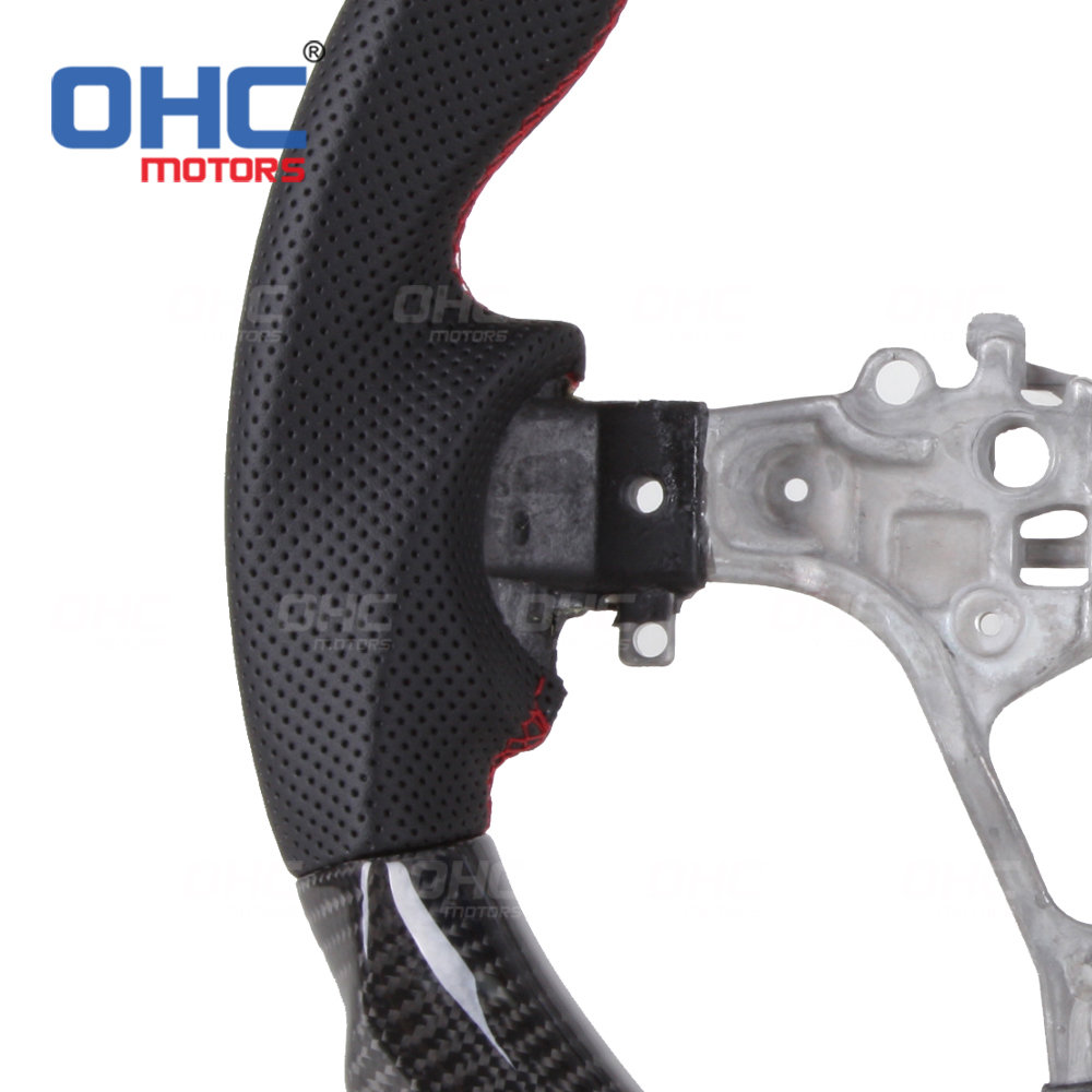 Customized Carbon Fiber Steering Wheel For Toyota Hilux Revo Fortuner 2011-2018 Innova Car steering wheel