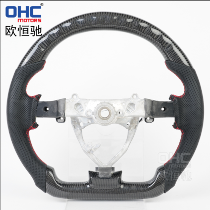 LED Perforamnce Real Carbon fiber Steering Wheel For Toyota FJ Steering Wheel Carbon Fiber ohc motors