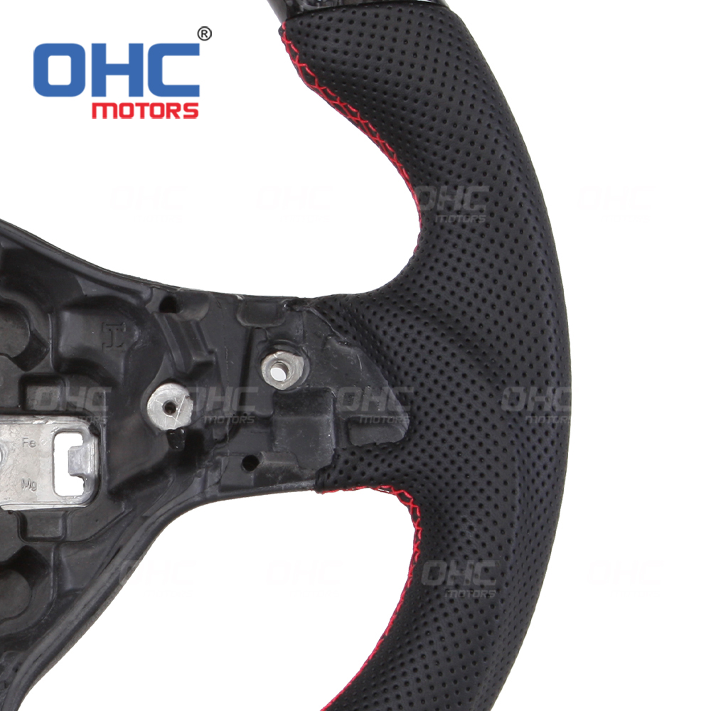 Real Carbon Fiber Steering Wheel For Golf 6 MK6 Golf R Gti Steering Wheel Carbon Fiber