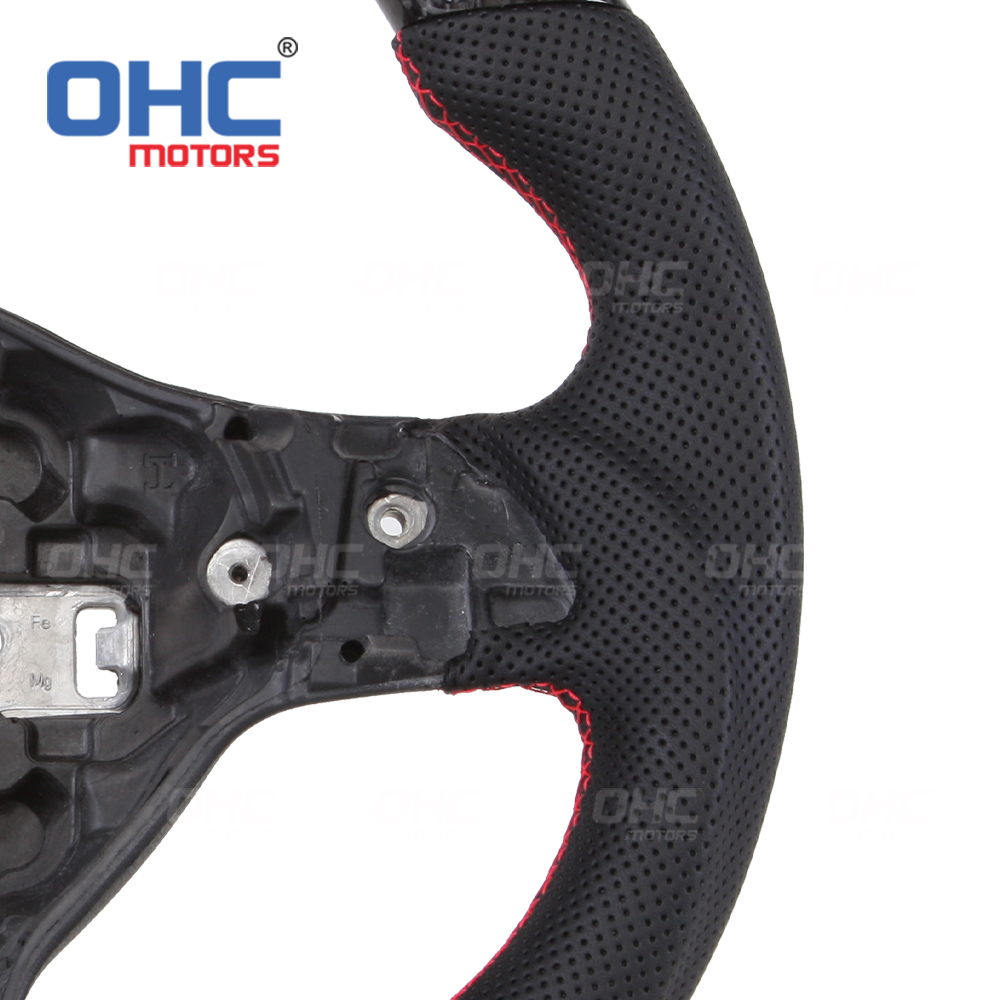 Real Carbon Fiber Steering Wheel For Golf 6 MK6 Golf R Gti Steering Wheel Carbon Fiber